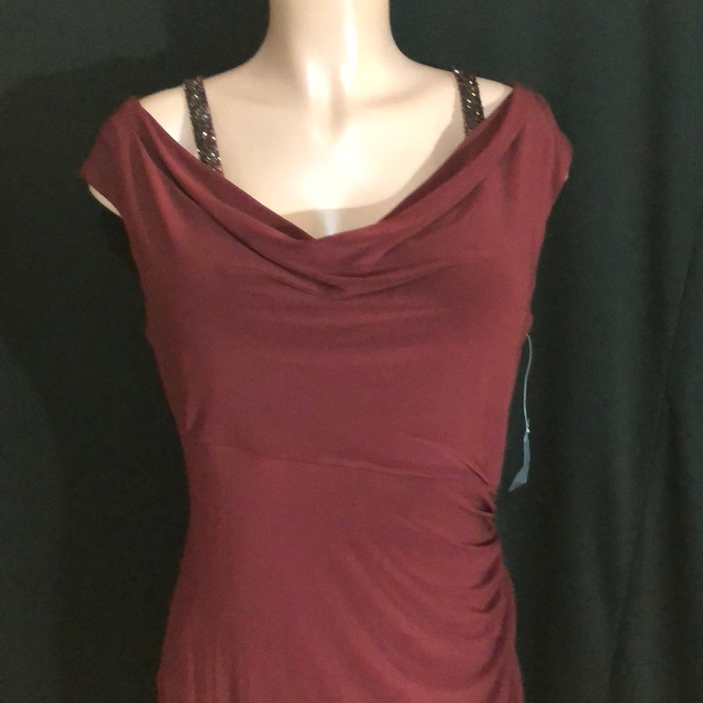 NWT RALPH LAUREN Ruby Ruched Jersey Work Dress - Picture 4 of 8